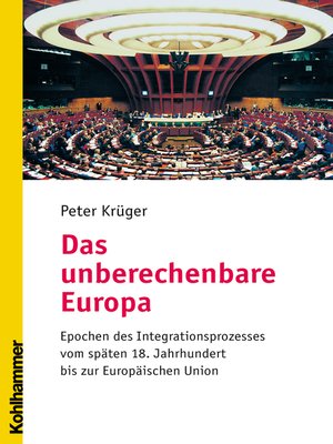 cover image of Das unberechenbare Europa
